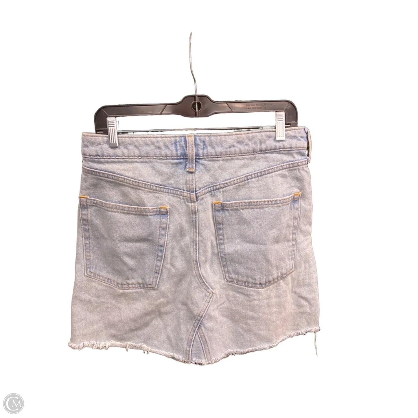 Skirt Midi By H&m In Blue Denim, Size: 8