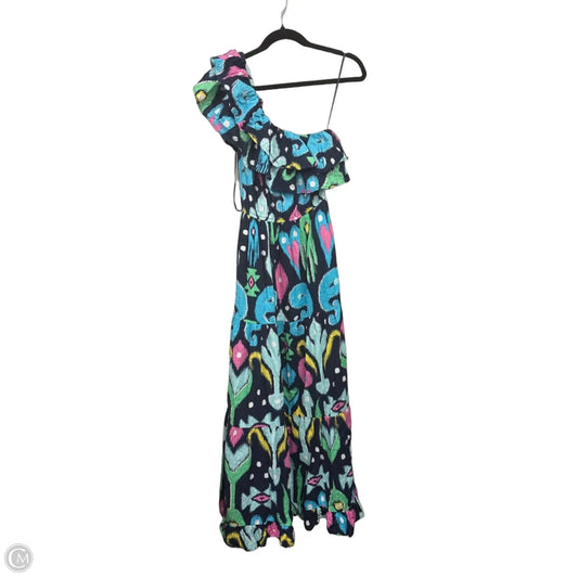 Dress Casual Maxi By Crown And Ivy In Blue & Yellow, Size: S