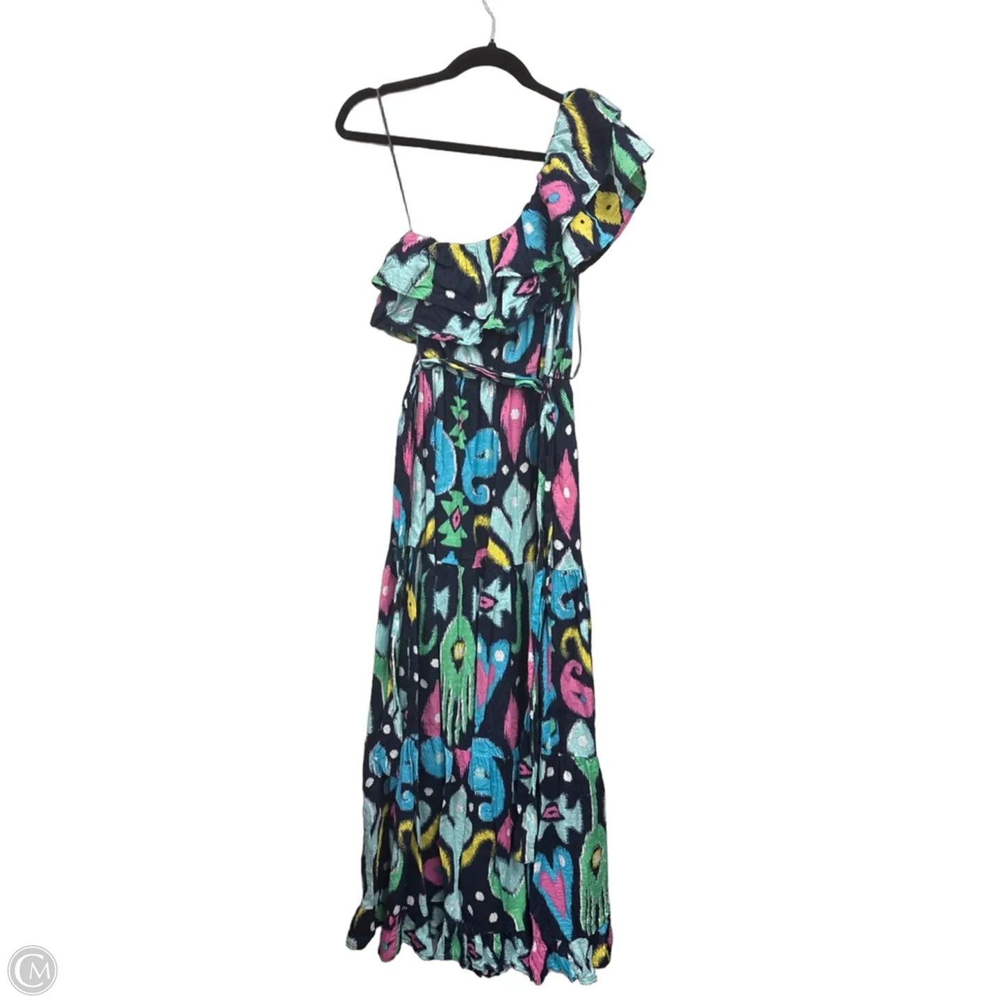 Dress Casual Maxi By Crown And Ivy In Blue & Yellow, Size: S