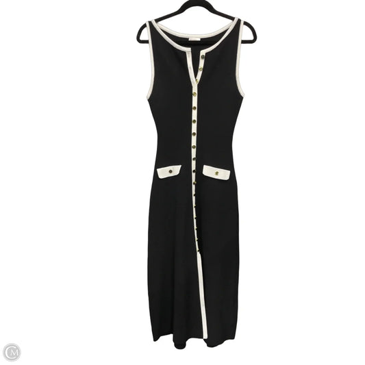 Dress Casual Maxi By Meshki In Black & White, Size: Xl
