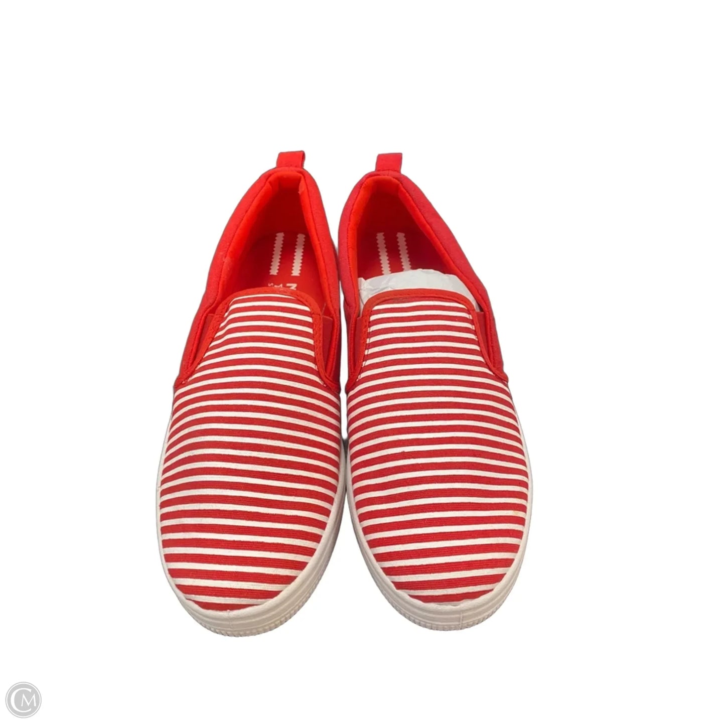 Shoes Sneakers By Clothes Mentor In Red & White, Size: 8