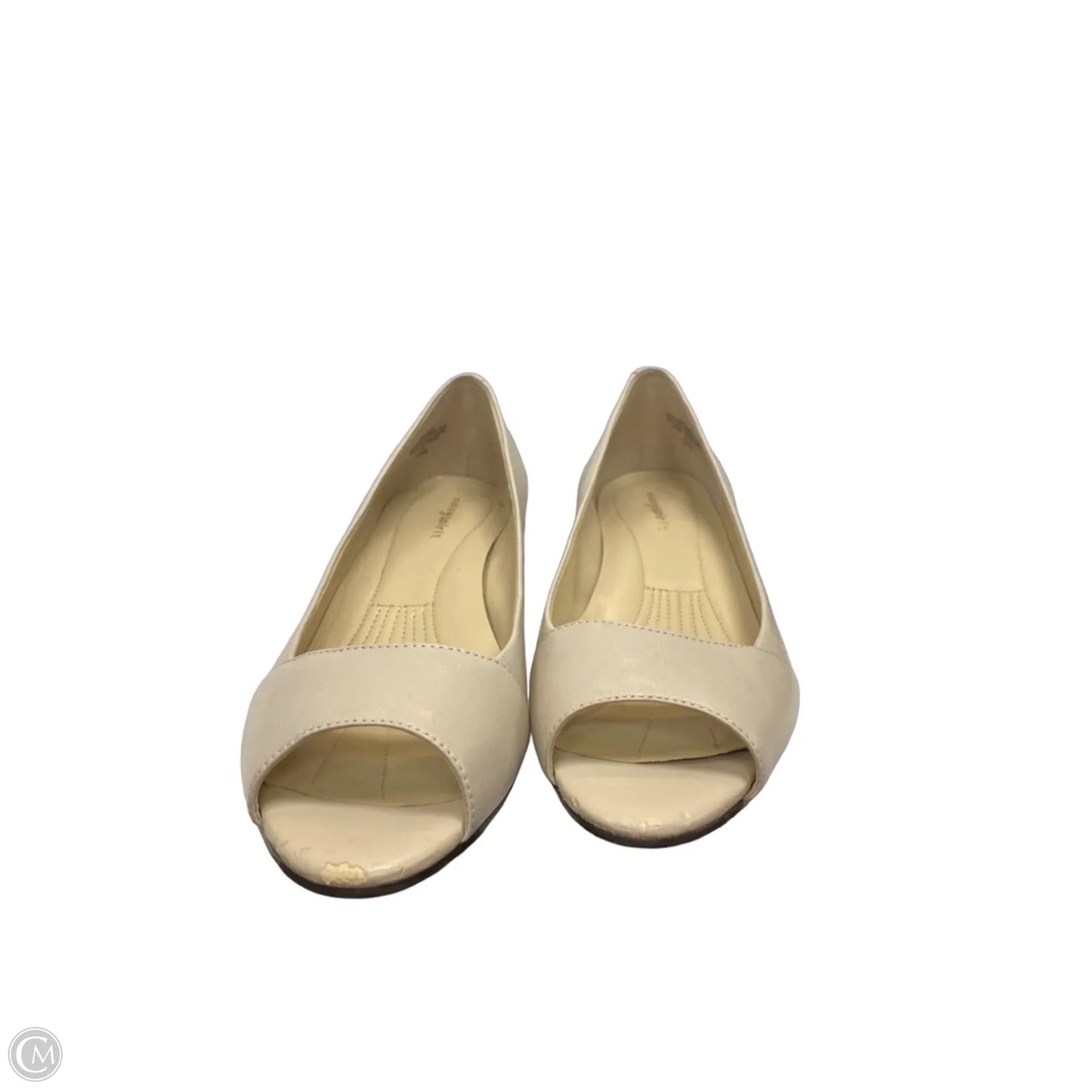 Shoes Heels Wedge By Easy Spirit In Beige, Size: 7.5