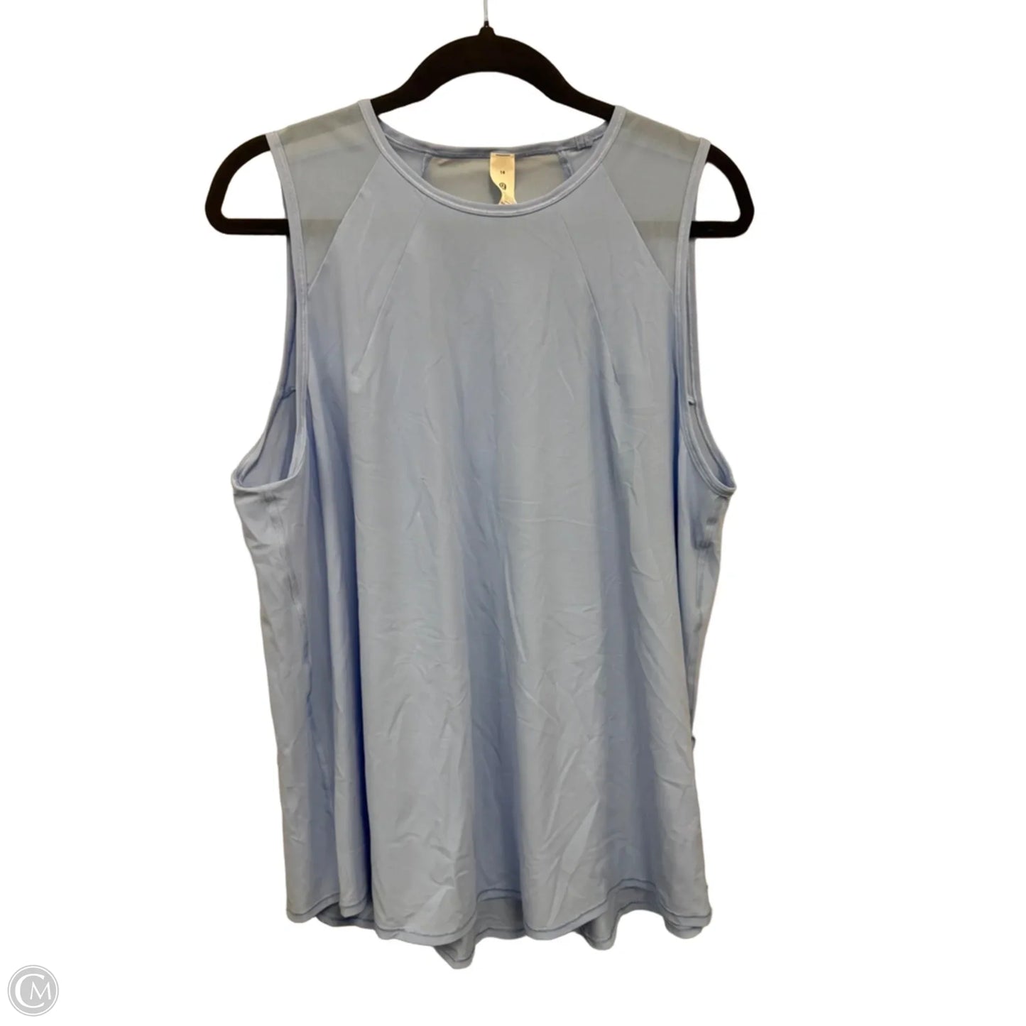 Athletic Tank Top By Lululemon In Blue, Size: 14