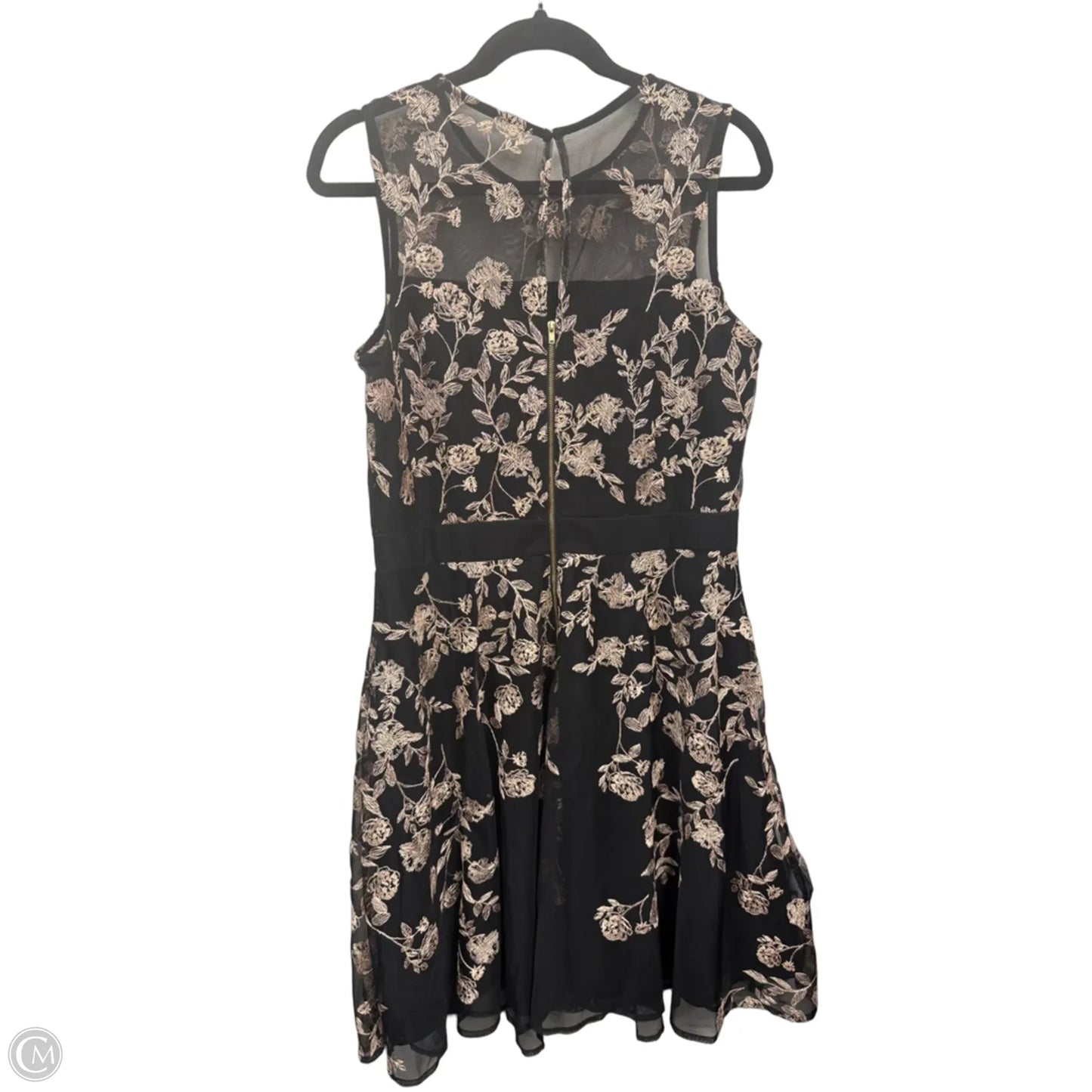 Dress Party Short By Glamour In Black & Pink, Size: 12