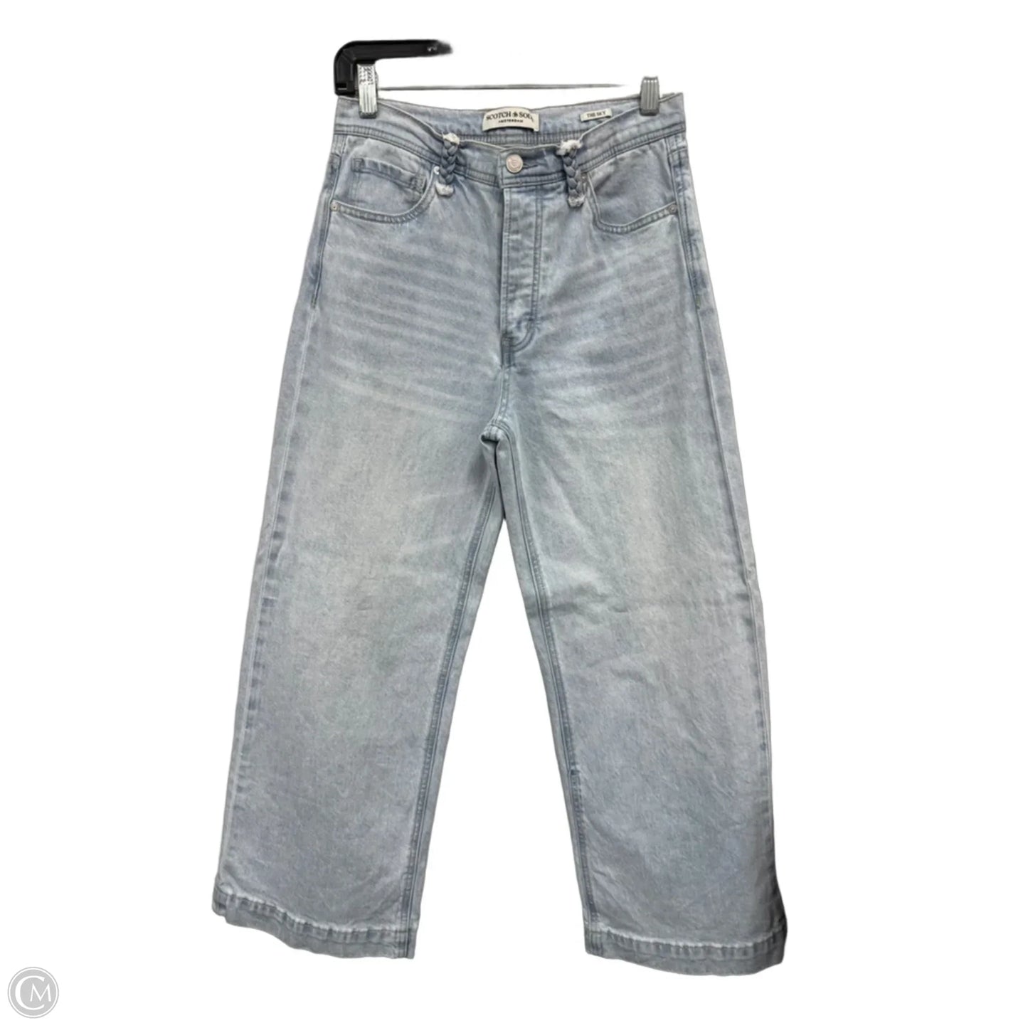 Jeans Wide Leg By Scotch & Soda In Blue Denim, Size: 4