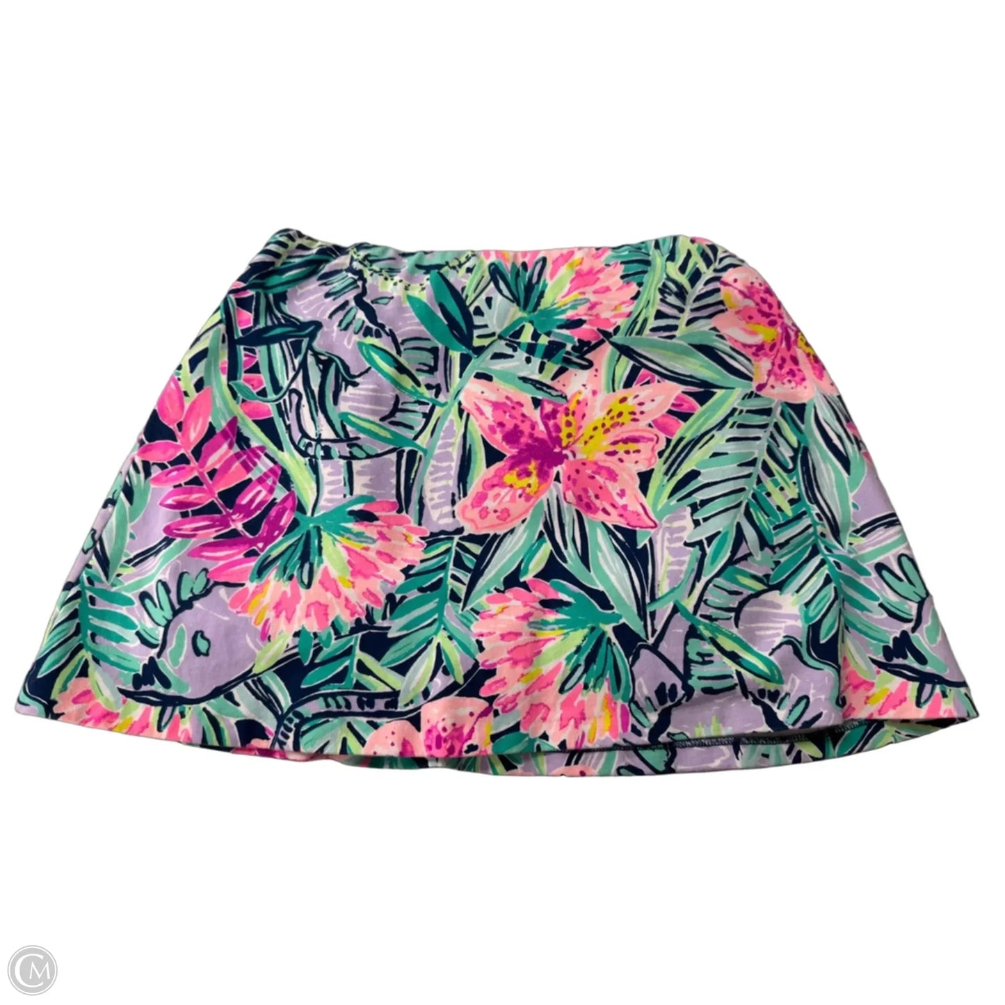 Skirt Designer By Lilly Pulitzer In Green & Pink, Size: Xs