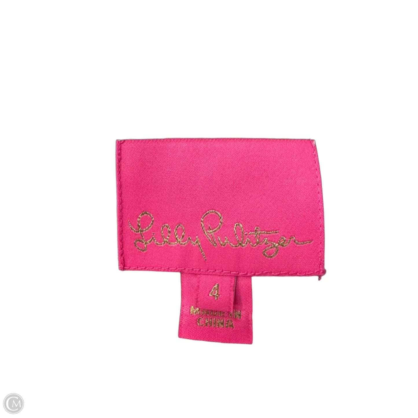 Dress Designer By Lilly Pulitzer In Green & Pink, Size: 4