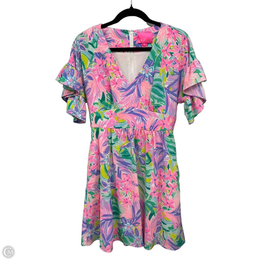 Dress Designer By Lilly Pulitzer In Pink & Purple, Size: 2