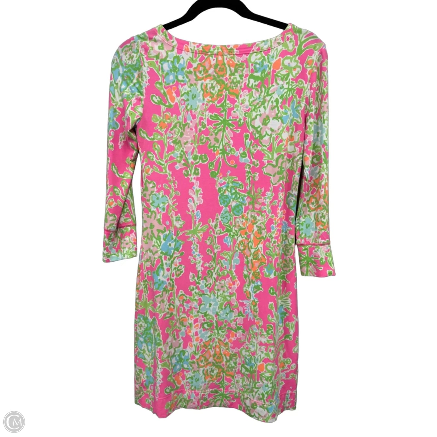 Dress Designer By Lilly Pulitzer In Green & Pink, Size: Xs
