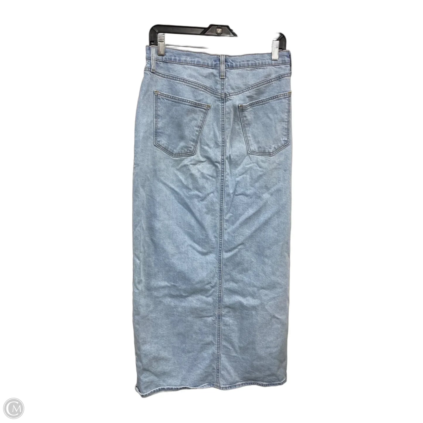 Skirt Maxi By Universal Thread In Blue Denim, Size: 8