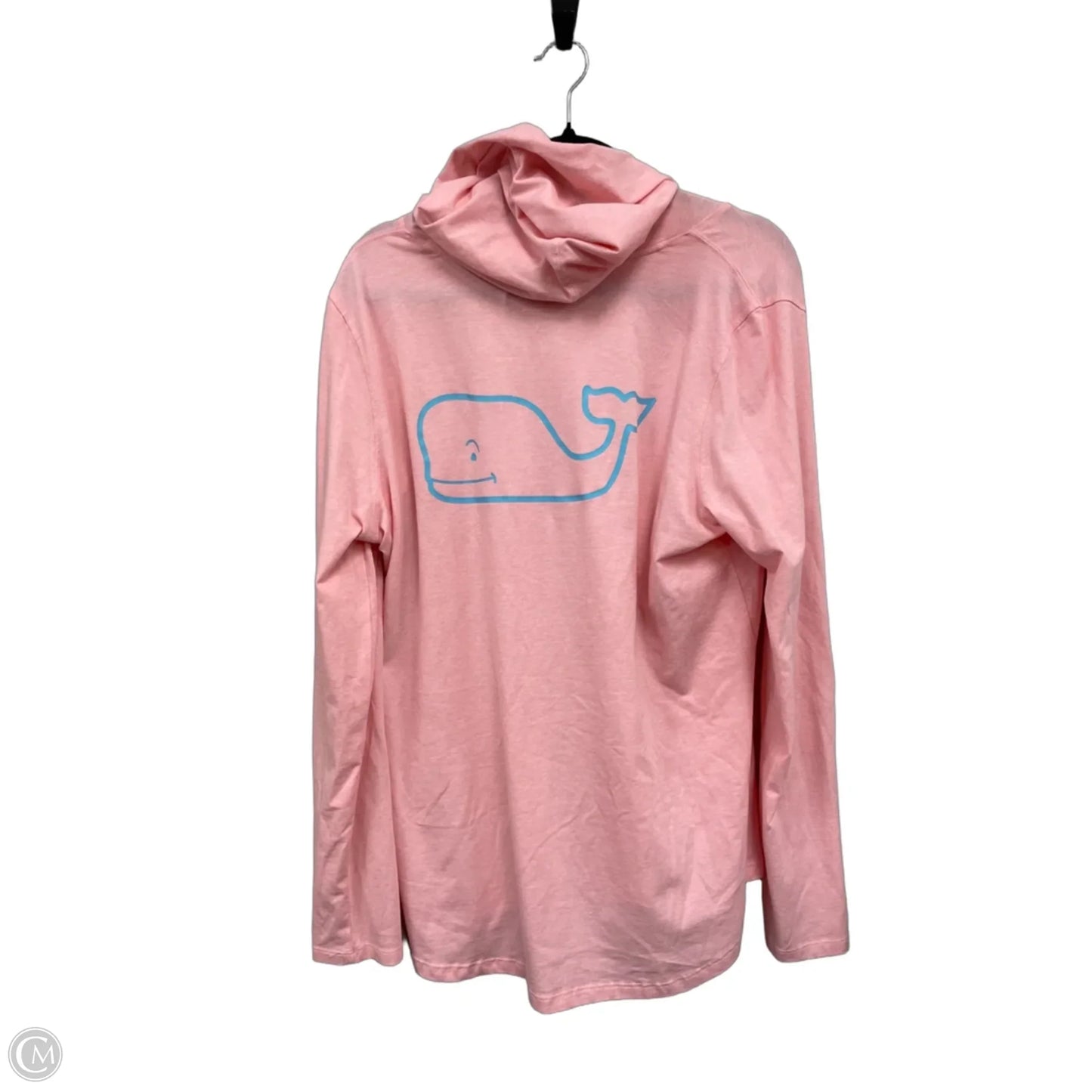 Top Long Sleeve By Vineyard Vines In Blue & Pink, Size: Xl