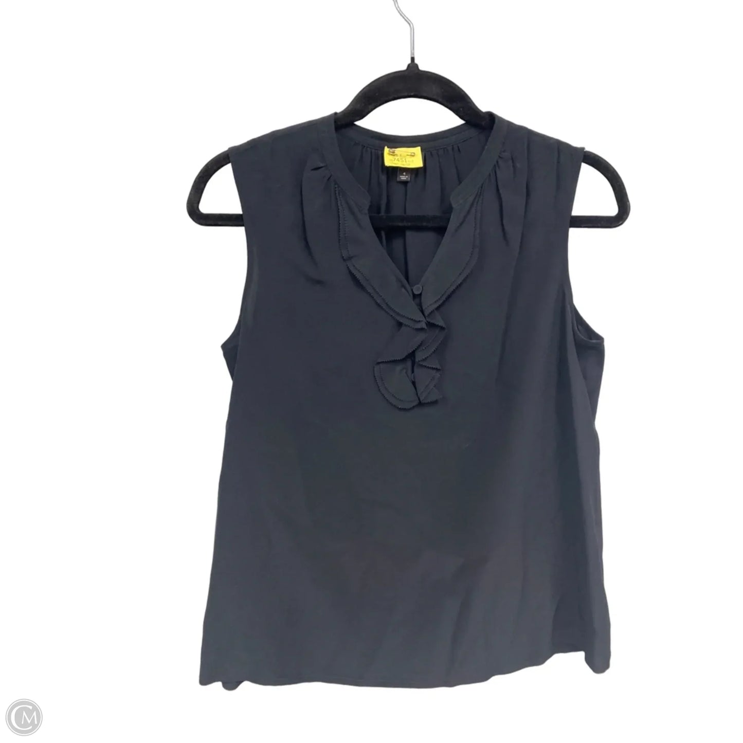 Top Sleeveless By Talbots In Black, Size: 4