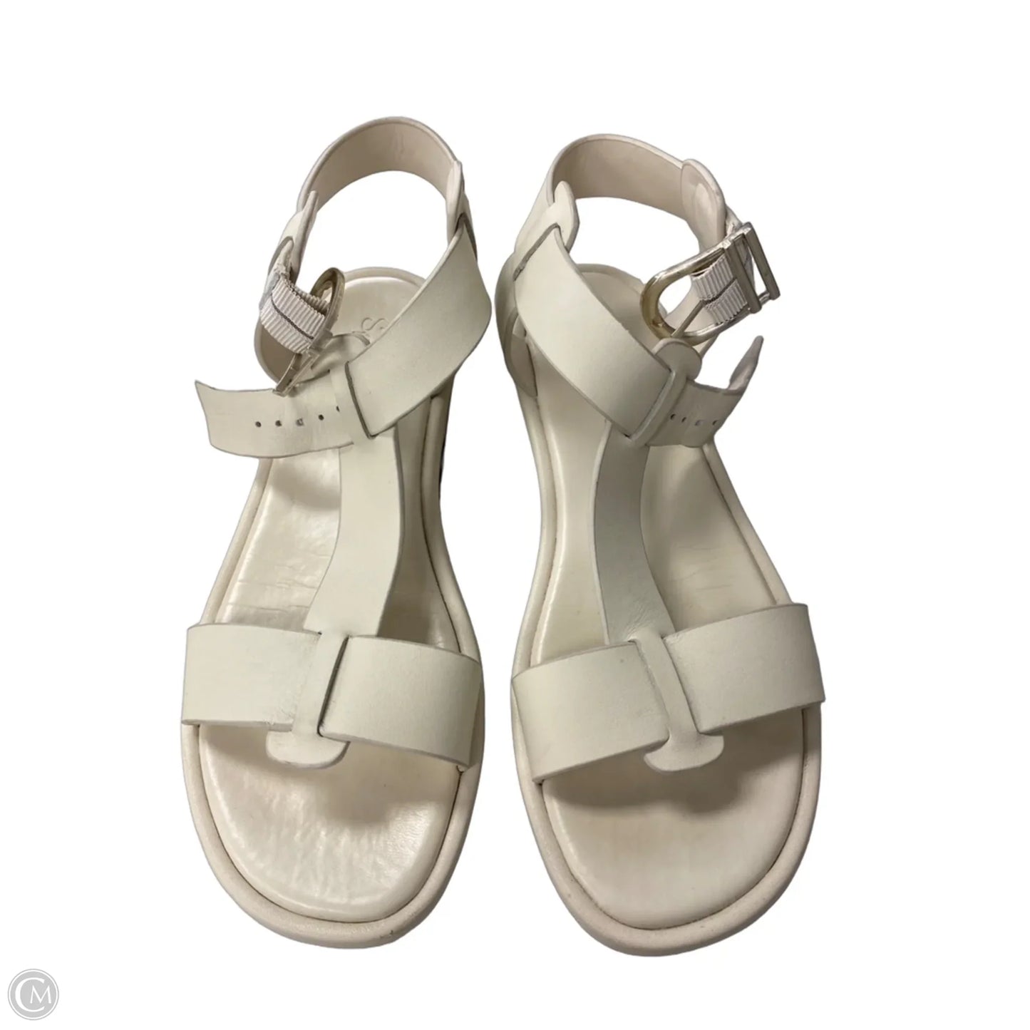 Sandals Flats By Splendid In Cream, Size: 8