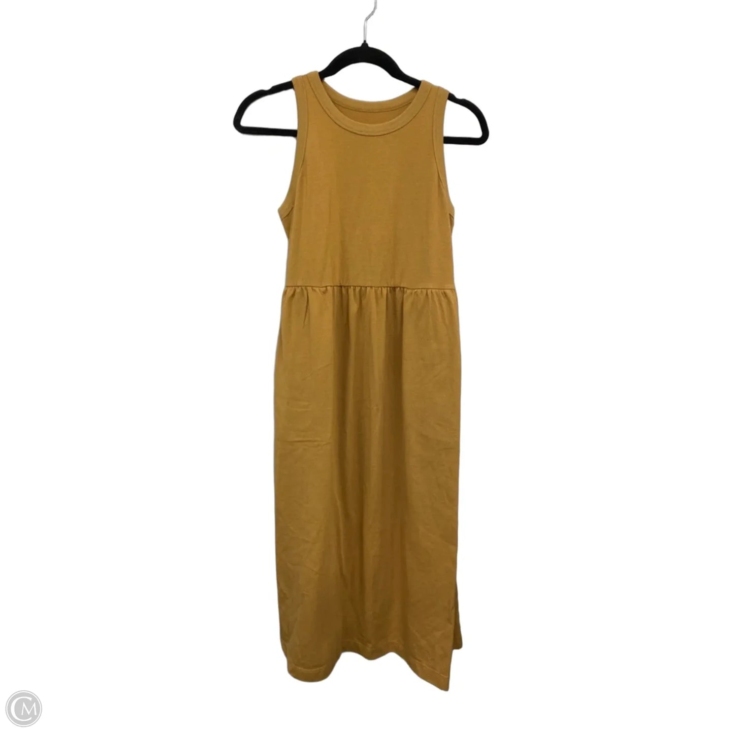Dress Casual Midi By A New Day In Gold, Size: S