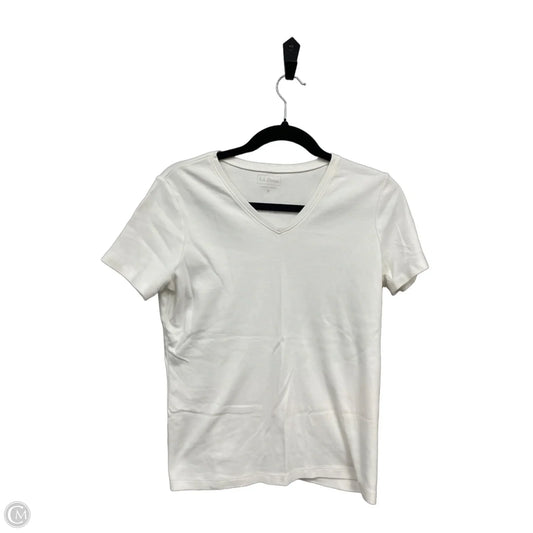 Top Short Sleeve Basic By L.l. Bean In White, Size: S