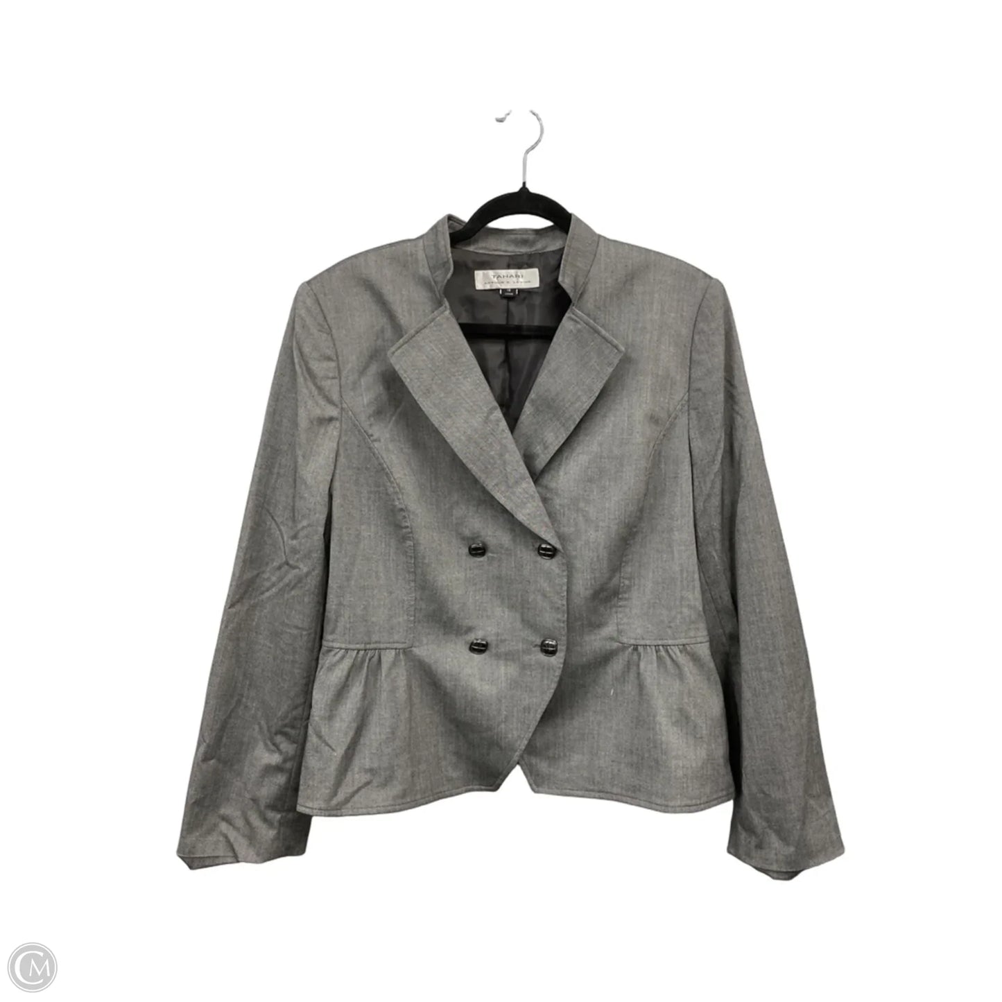 Blazer By Tahari In Grey, Size: 16
