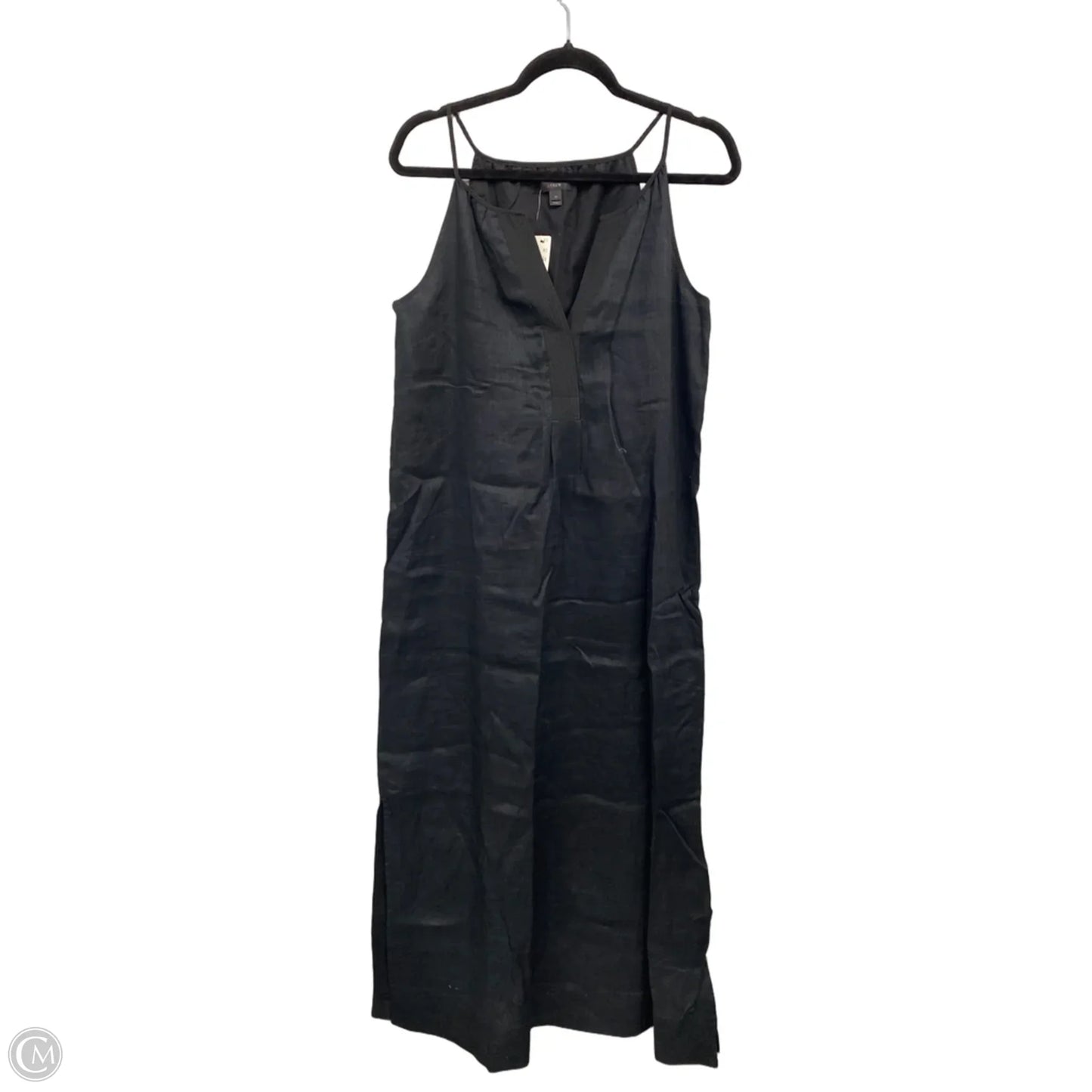 Dress Casual Maxi By J. Crew In Black, Size: M