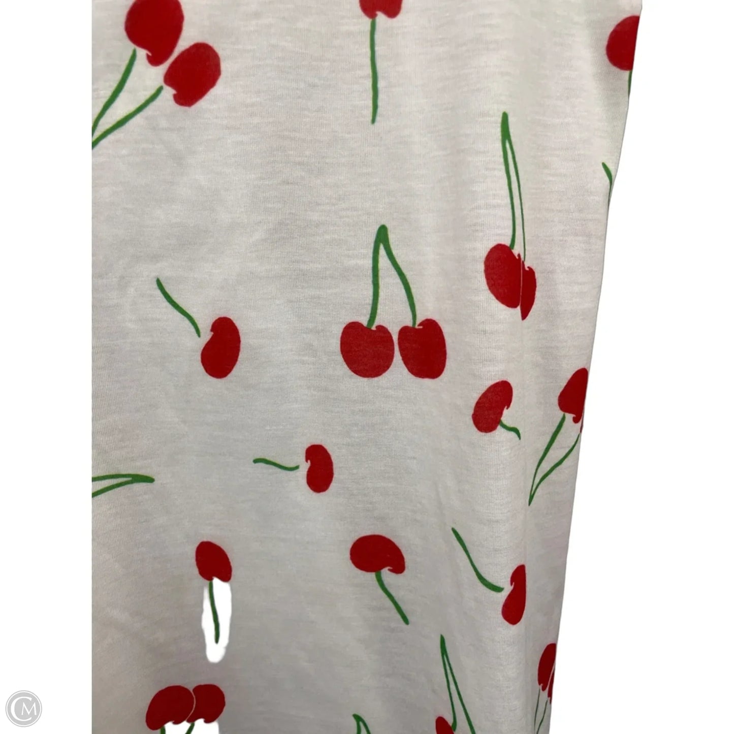 Tank Top By Clothes Mentor In Red & White, Size: S