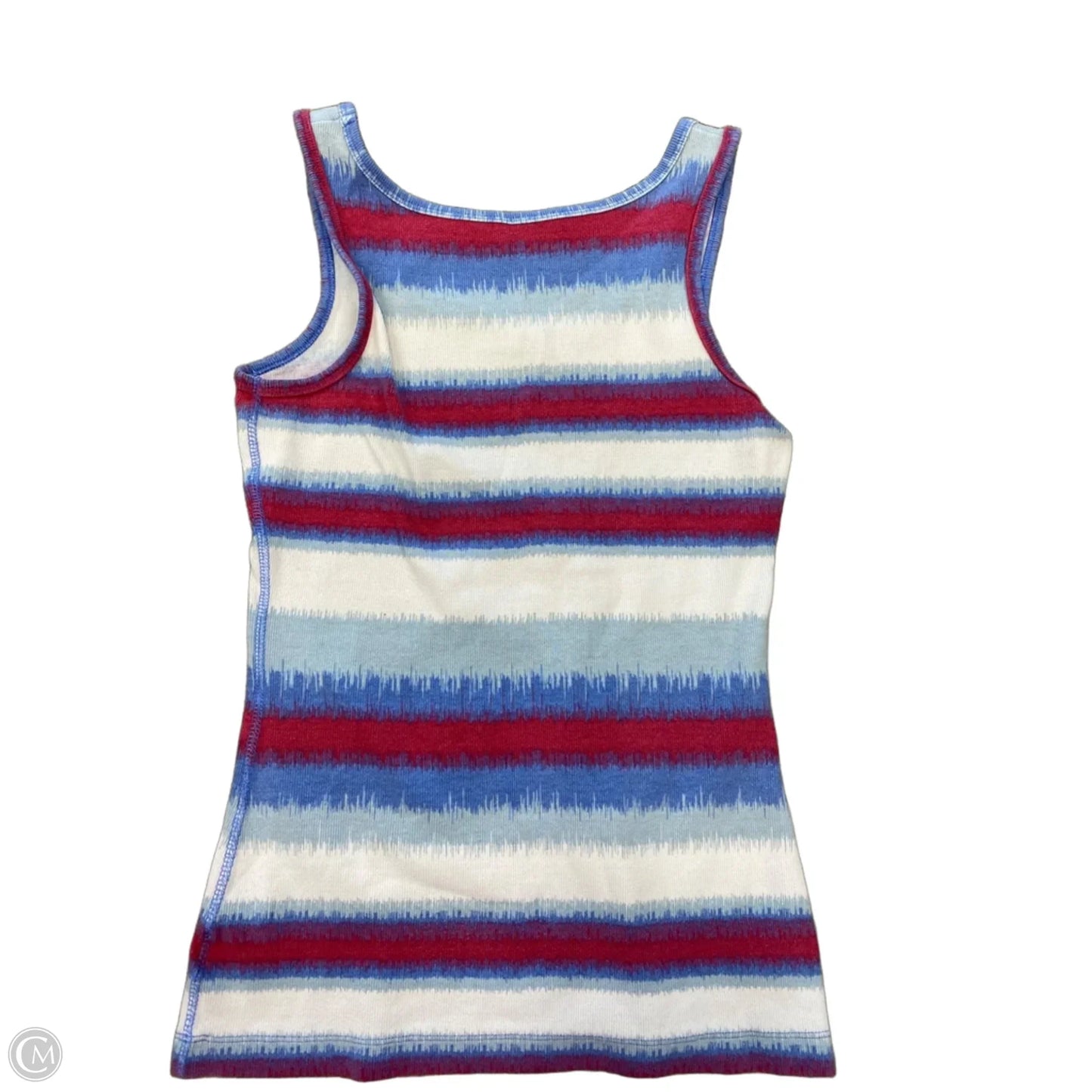 Tank Top By Eddie Bauer In Blue & Red & White, Size: Xs
