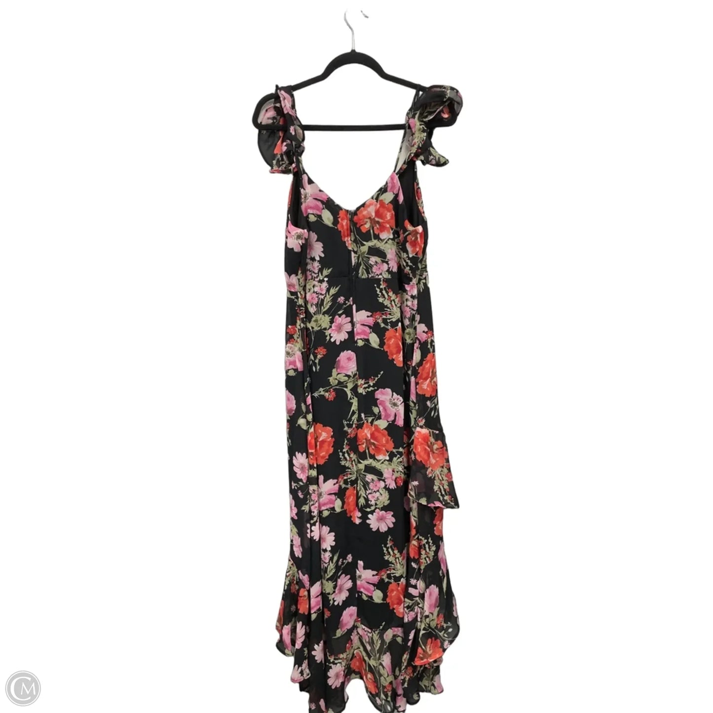 Dress Casual Maxi By Speechless In Black & Orange, Size: Xl