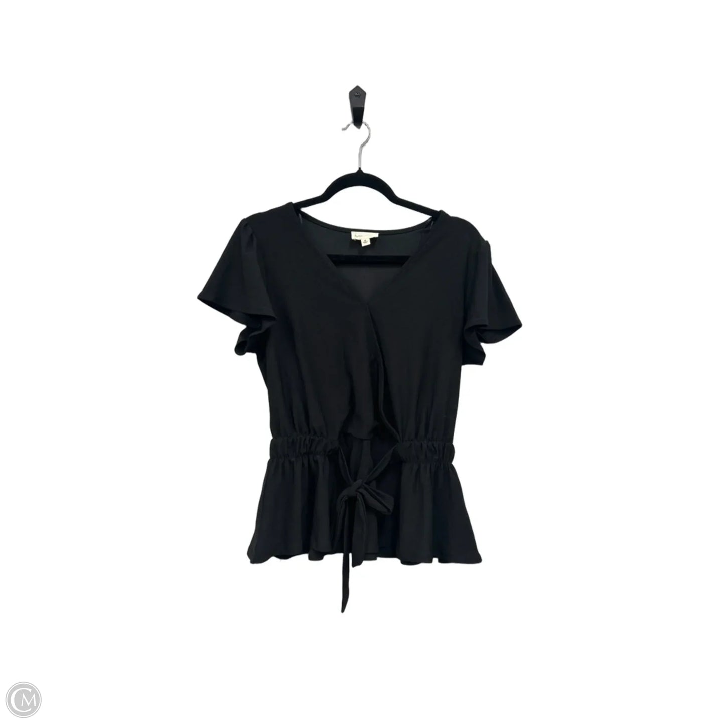 Top Short Sleeve By Meraki In Black, Size: M