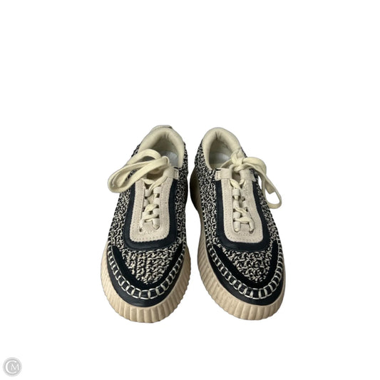 Shoes Sneakers By Dolce Vita In Black & Cream, Size: 7.5