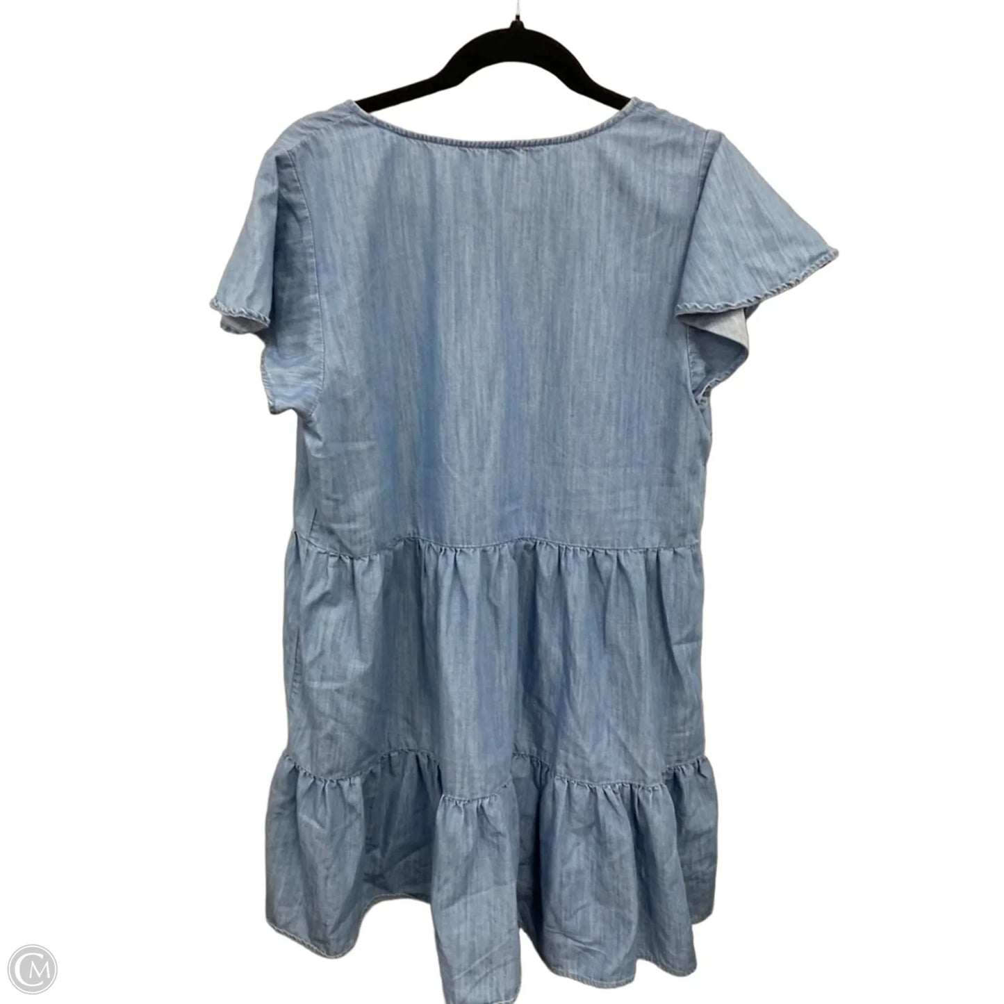 Dress Casual Short By True Craft In Blue Denim, Size: Xl