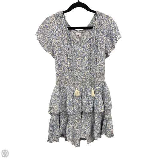 Dress Casual Short By Patrons Of Peace In Blue & White, Size: L