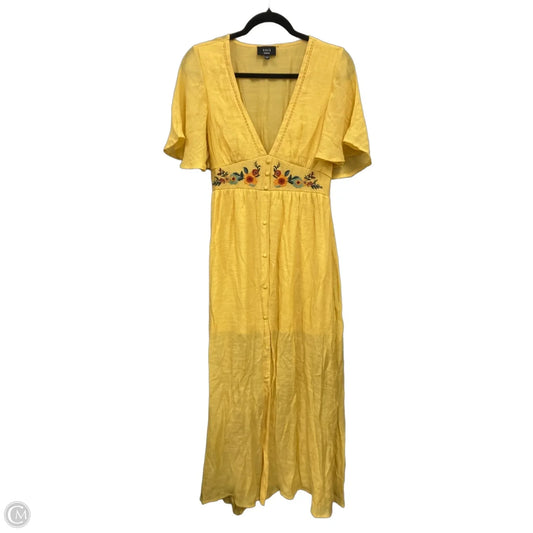 Dress Casual Maxi By Vici In Yellow, Size: M