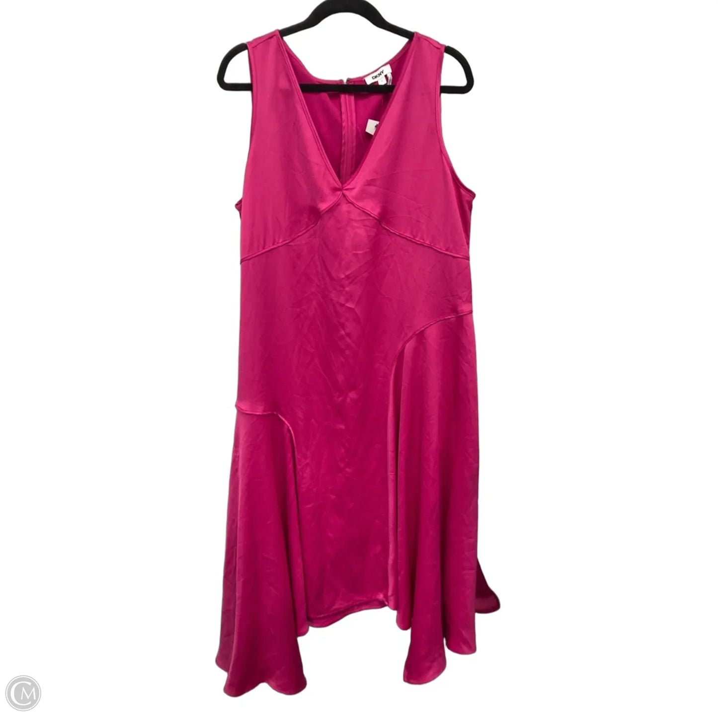 Dress Casual Maxi By Dkny In Pink, Size: 16