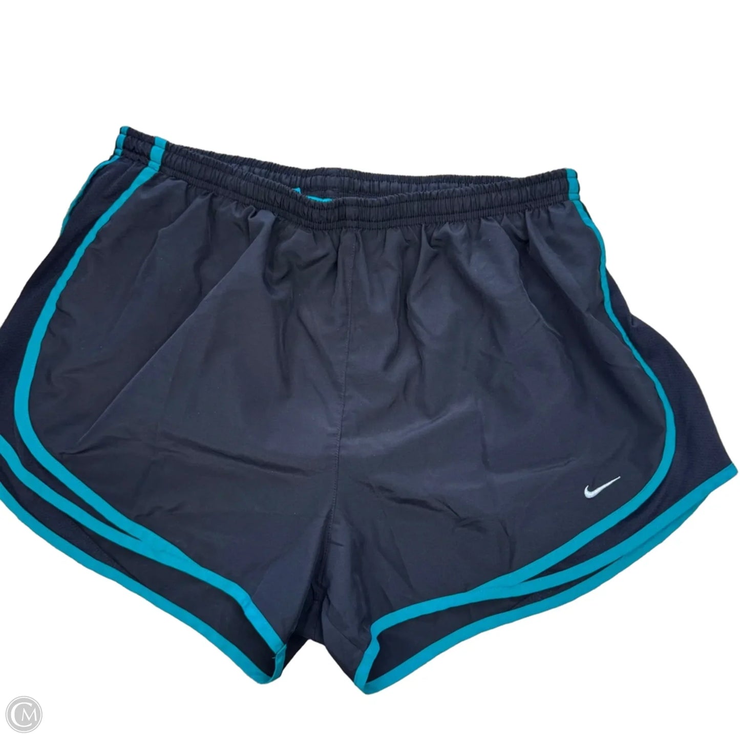 Athletic Shorts By Nike Apparel In Black & Green, Size: Xl
