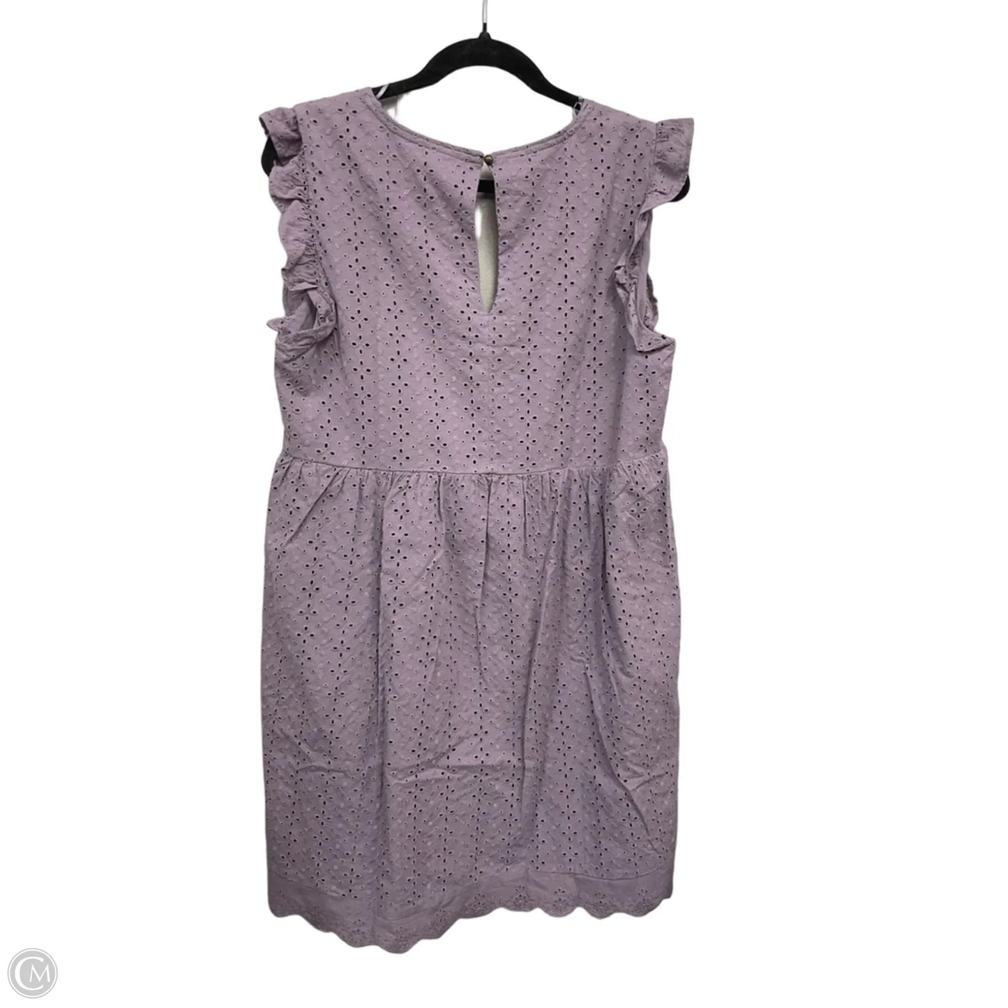 Dress Casual Short By Knox Rose In Purple, Size: M