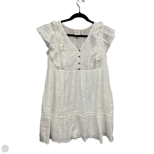 Dress Casual Short By Knox Rose In White, Size: M