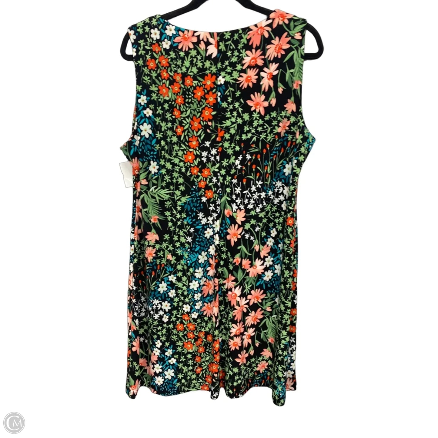 Dress Casual Short By Tommy Hilfiger In Black & Orange, Size: 16
