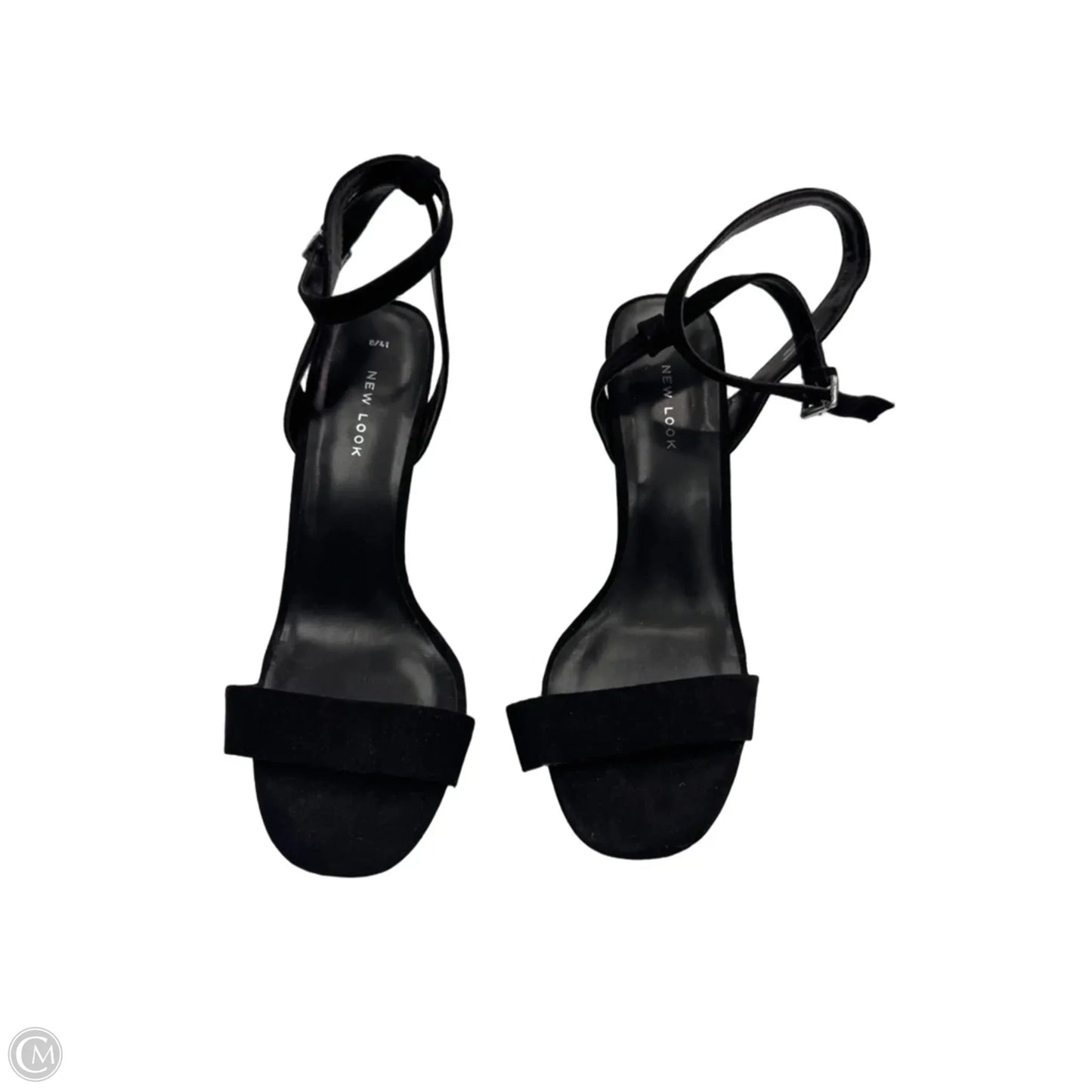 Sandals Heels Stiletto By New Look In Black, Size: 8