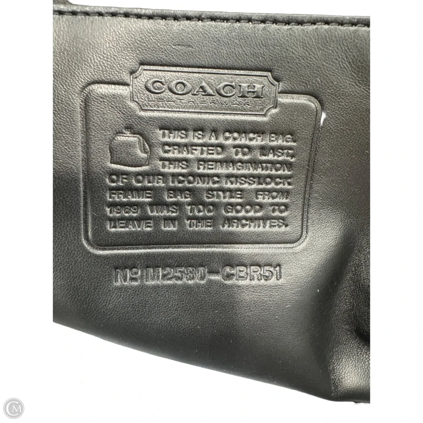 Handbag Designer By Coach, Size: Large