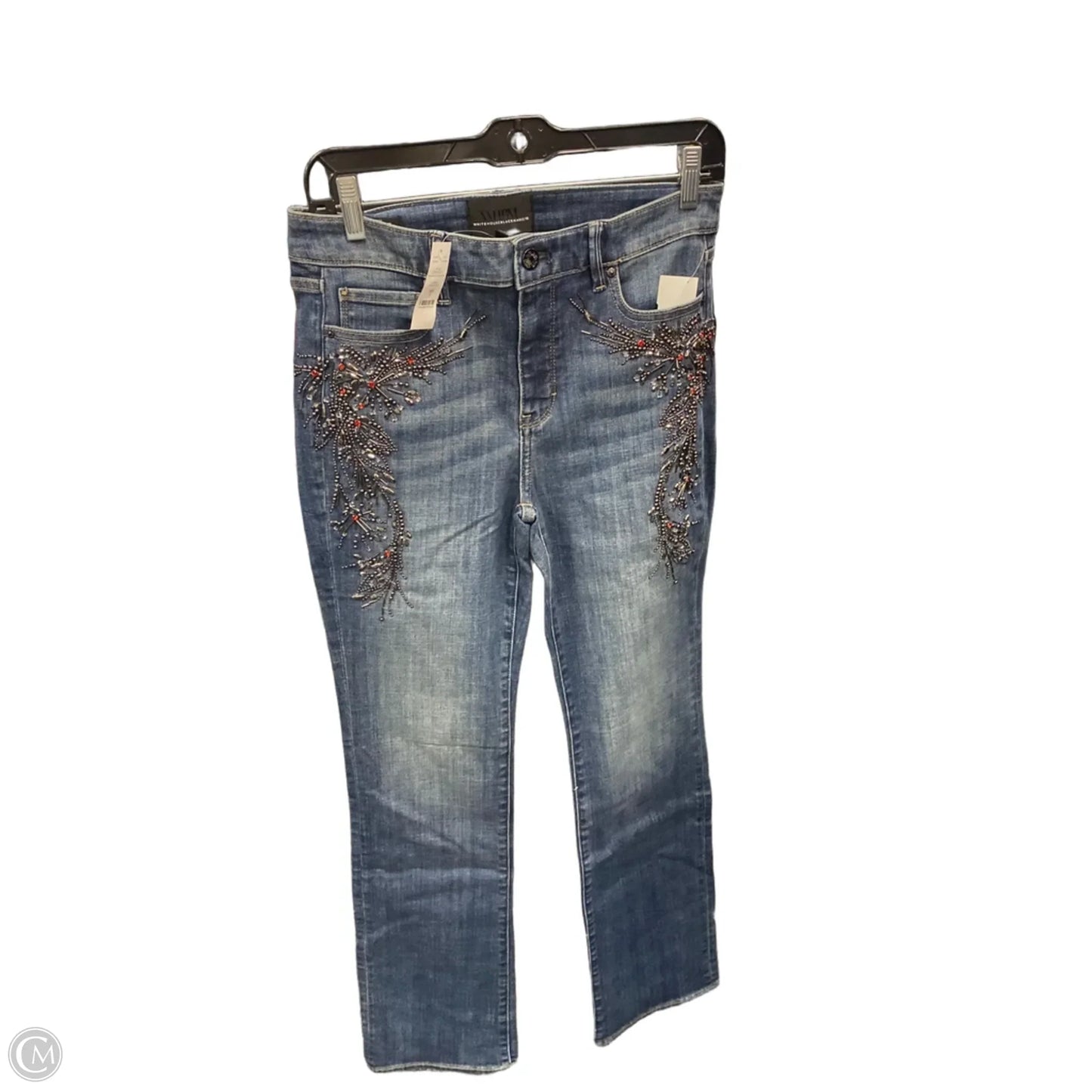Jeans Boot Cut By White House Black Market In Blue Denim, Size: 4