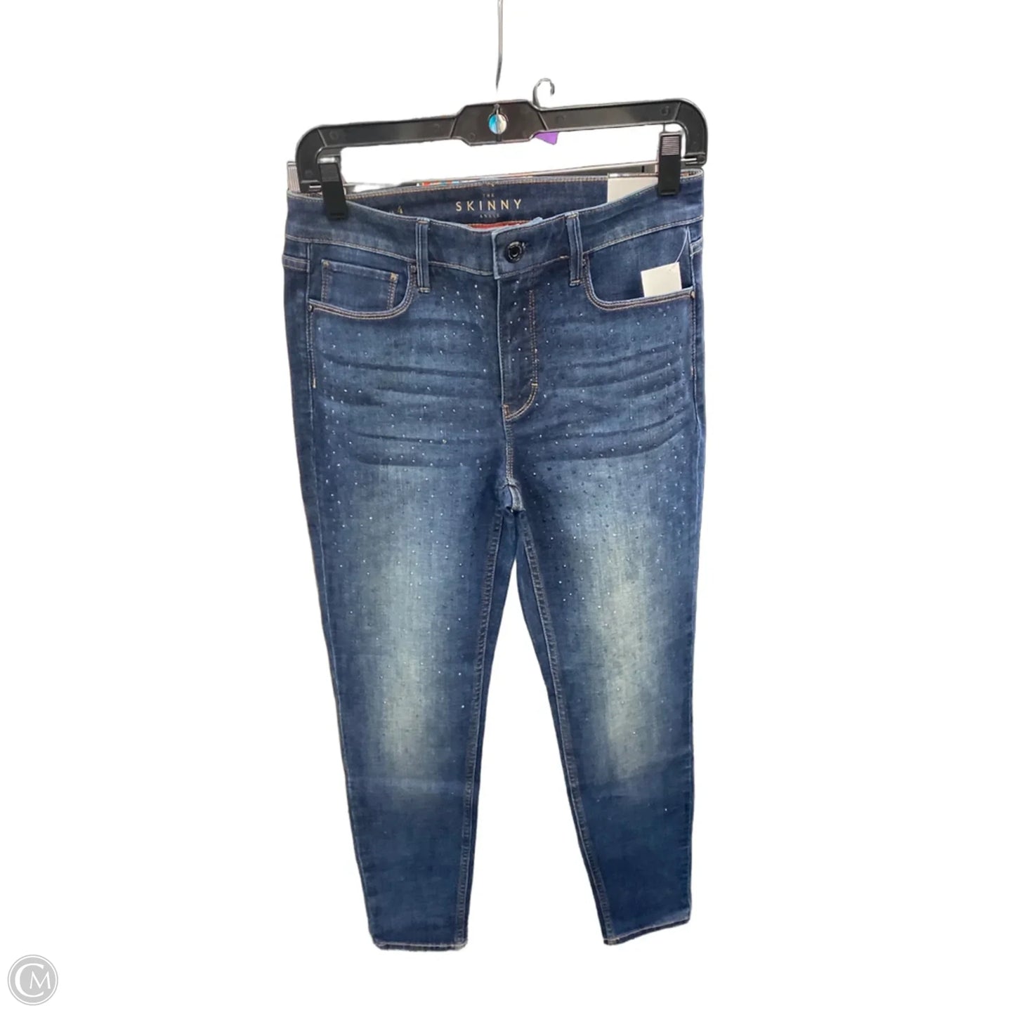 Jeans Skinny By White House Black Market In Blue Denim, Size: 4
