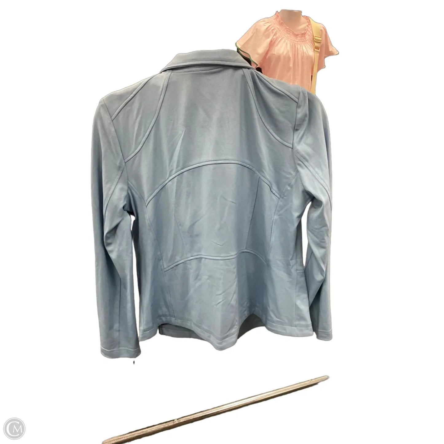 Jacket Moto By Clara Sun Woo In Blue, Size: M