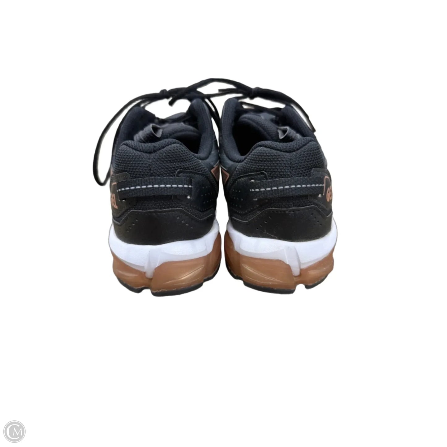 Shoes Athletic By Asics In Black & Gold, Size: 10.5