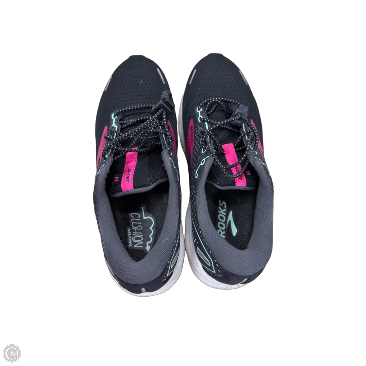Shoes Athletic By Brooks In Black & Pink, Size: 10