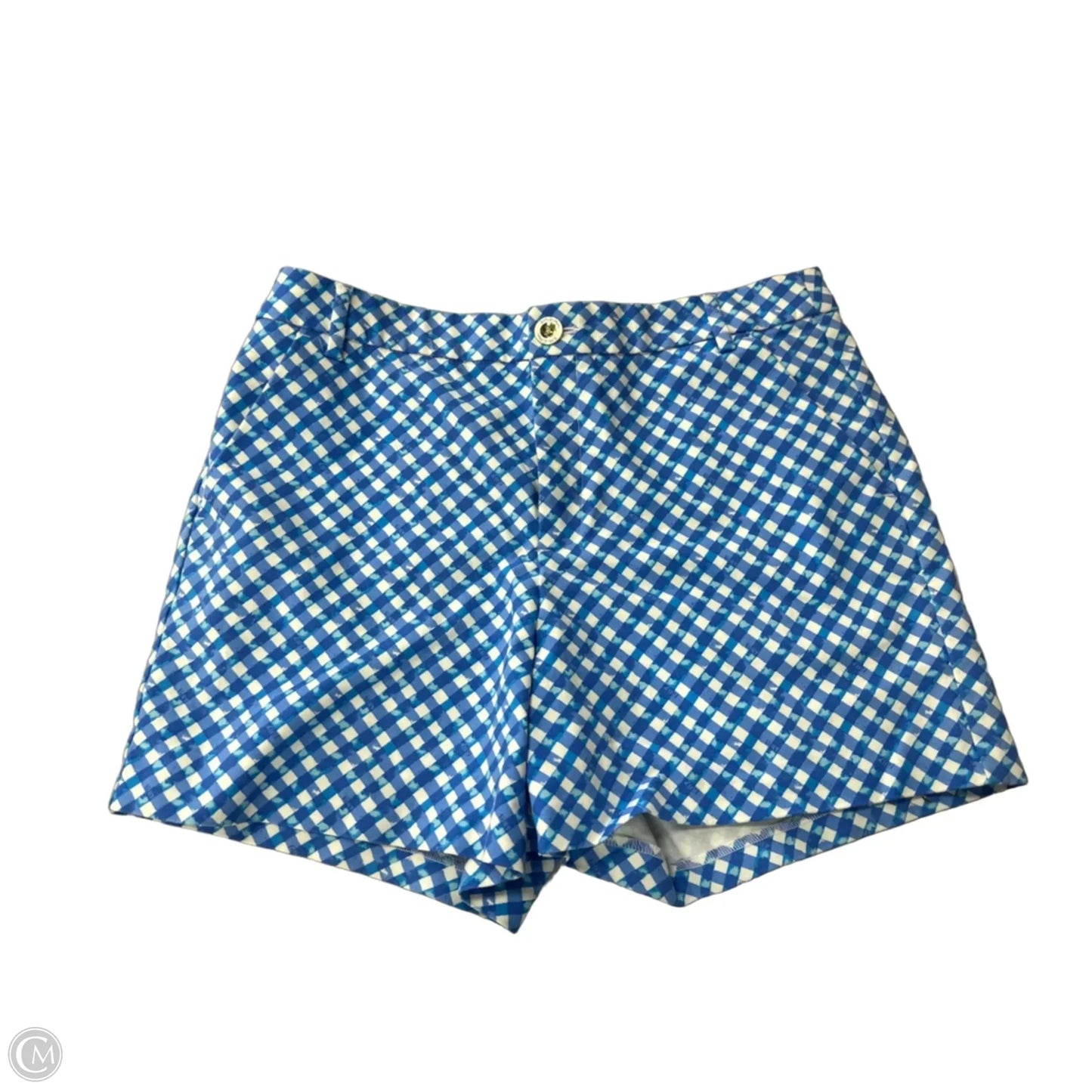 Shorts Designer By Lilly Pulitzer In Blue & White, Size: 10