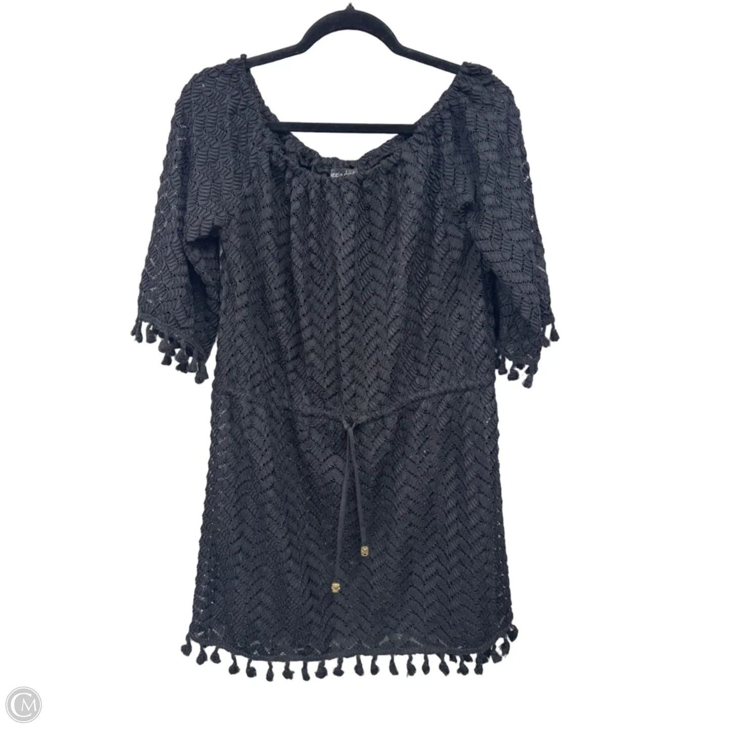 Swimwear Cover-up By Clothes Mentor In Black, Size: Xl
