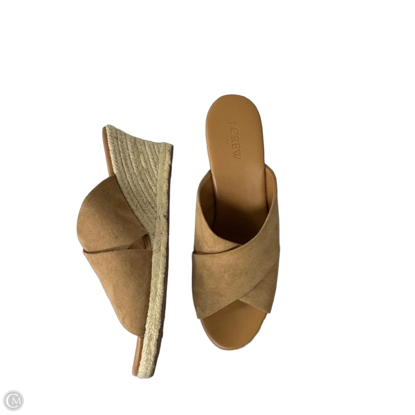 Sandals Heels Wedge By J. Crew In Brown, Size: 9.5