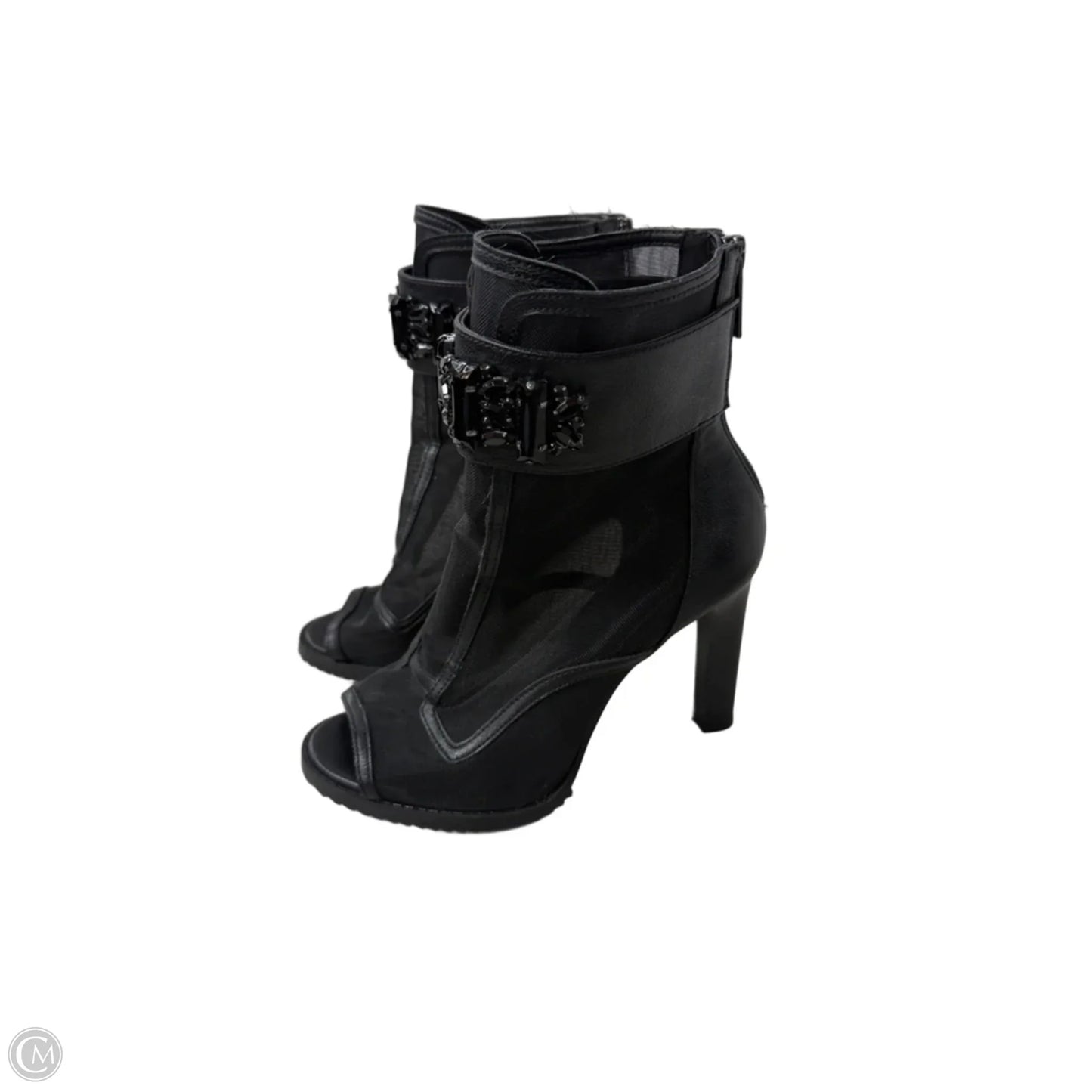 Boots Designer By Karl Lagerfeld In Black, Size: 7.5