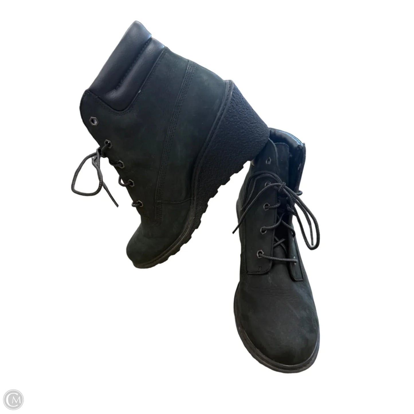 Boots Ankle Heels By Timberland In Black, Size: 8.5