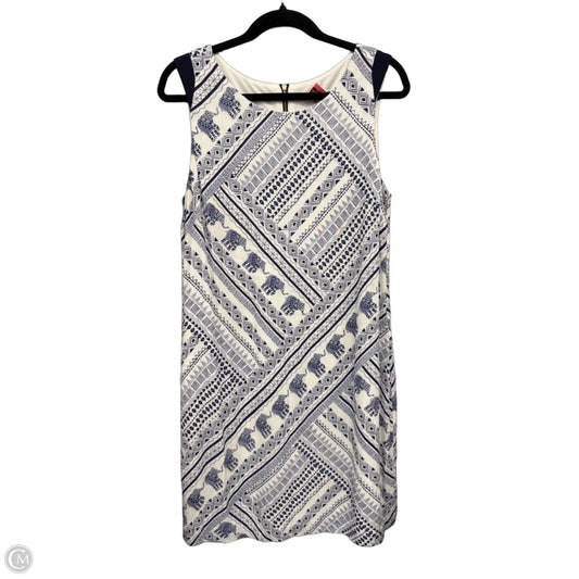 Dress Casual Short By Madison Leigh In Blue & White, Size: 12