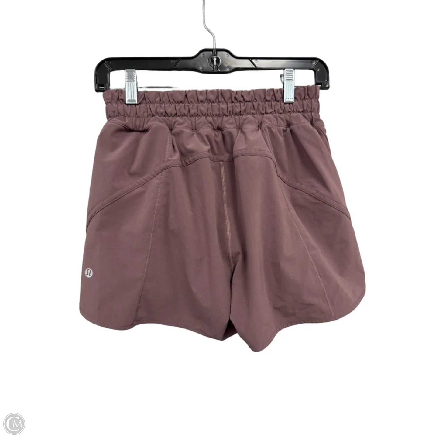 Athletic Shorts By Lululemon In Mauve, Size: 6