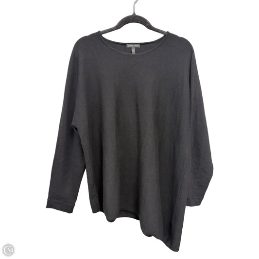 Sweater Cashmere By Eileen Fisher In Black, Size: M