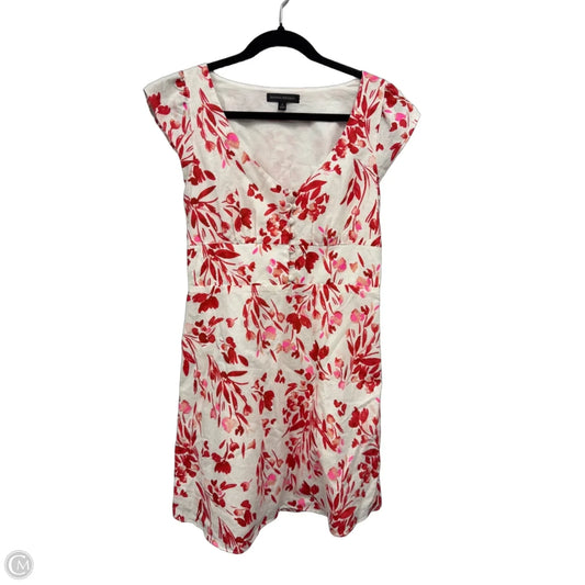 Dress Casual Short By Banana Republic In Red & White, Size: 6